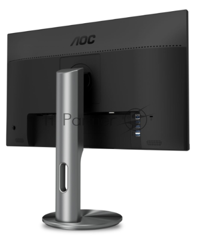 Монитор AOC 23.8 Professional I2490PXQU/BT(00/01) темно-серый IPS LED 4ms 16:9 HDMI M/M матовая HAS Pivot 1000:1 250cd 178гр/178гр 1920x1080 D-Sub DisplayPort FHD USB 5.53кг