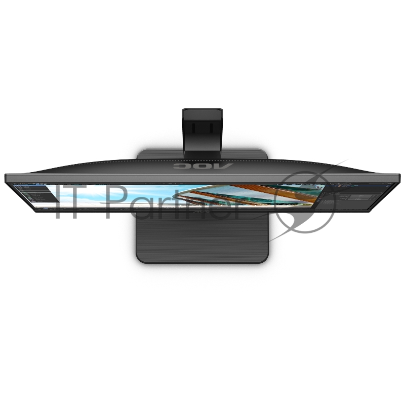 МОНИТОР 23.8 AOC 24P2C Black с поворотом экрана (IPS, 1920x1080, 75Hz, 4 ms, 178°/178°, 250 cd/m, 50M:1, +HDMI, +Displa