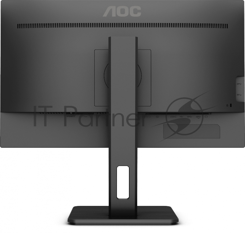 МОНИТОР 23.8 AOC 24P2C Black с поворотом экрана (IPS, 1920x1080, 75Hz, 4 ms, 178°/178°, 250 cd/m, 50M:1, +HDMI, +Displa