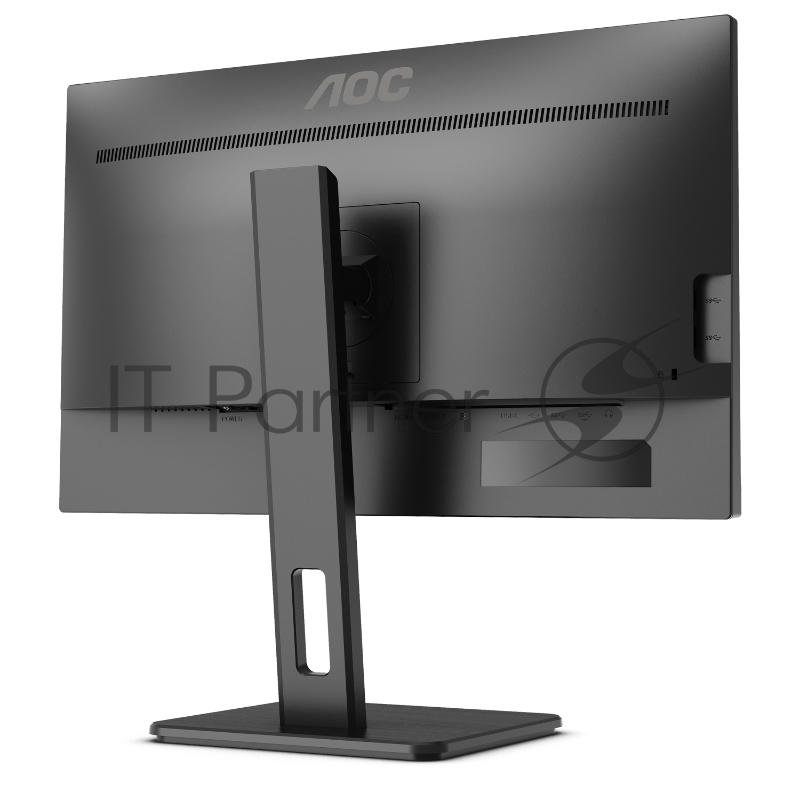 МОНИТОР 23.8 AOC 24P2C Black с поворотом экрана (IPS, 1920x1080, 75Hz, 4 ms, 178°/178°, 250 cd/m, 50M:1, +HDMI, +Displa