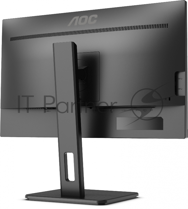 МОНИТОР 23.8 AOC 24P2C Black с поворотом экрана (IPS, 1920x1080, 75Hz, 4 ms, 178°/178°, 250 cd/m, 50M:1, +HDMI, +Displa