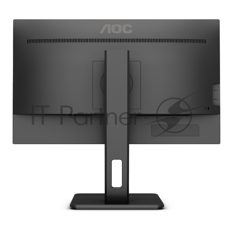 МОНИТОР 23.8 AOC 24P2C Black с поворотом экрана (IPS, 1920x1080, 75Hz, 4 ms, 178°/178°, 250 cd/m, 50M:1, +HDMI, +Displa