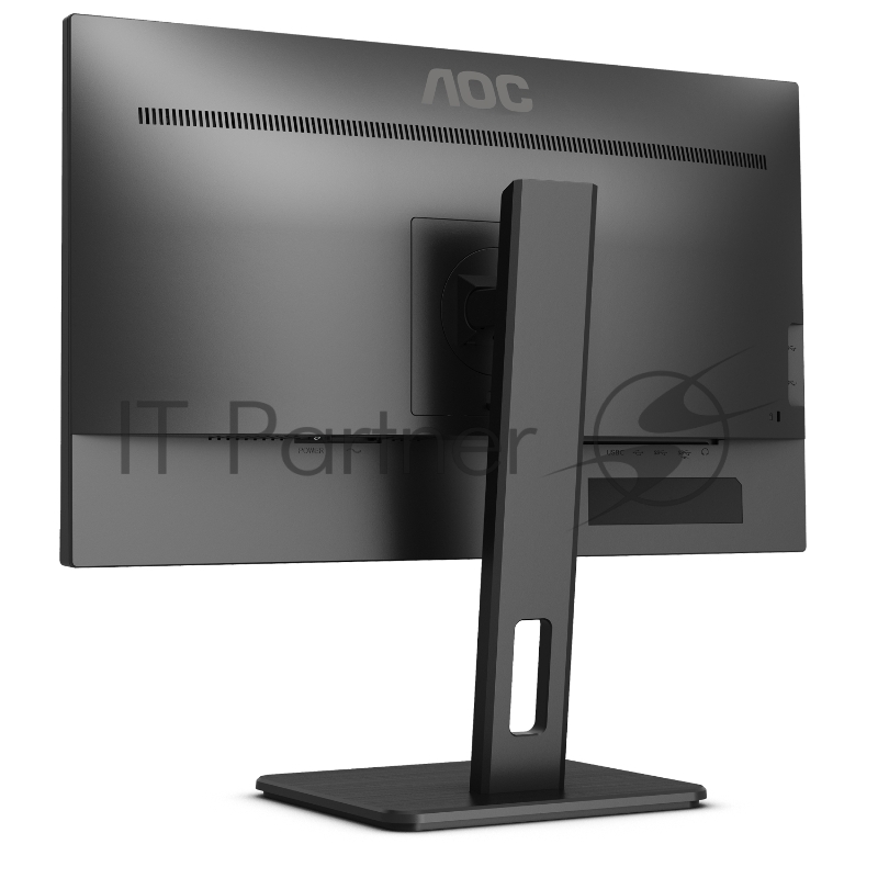 МОНИТОР 23.8 AOC 24P2C Black с поворотом экрана (IPS, 1920x1080, 75Hz, 4 ms, 178°/178°, 250 cd/m, 50M:1, +HDMI, +Displa