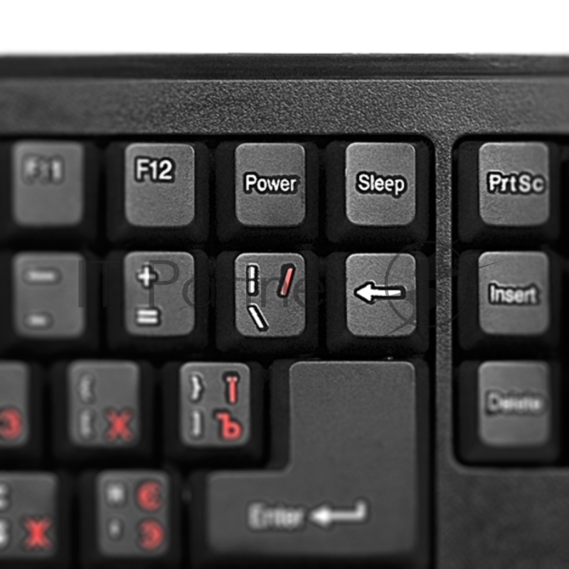 Клавиатура Keyboard SVEN Standard 303 Power USB+PS/2 чёрная SV-03100303PU