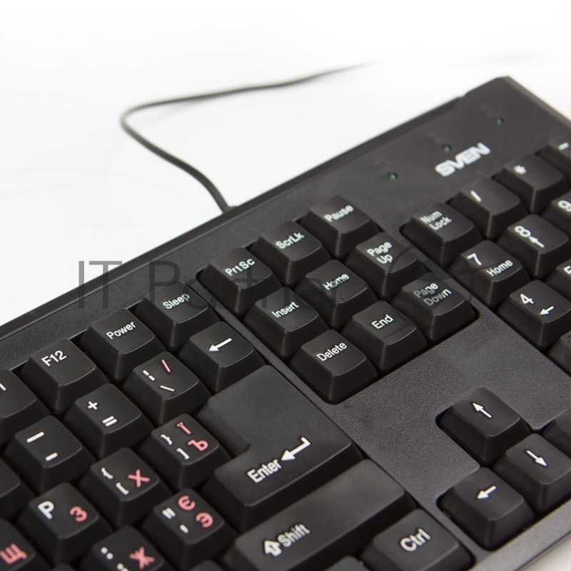 Клавиатура Keyboard SVEN Standard 303 Power USB+PS/2 чёрная SV-03100303PU