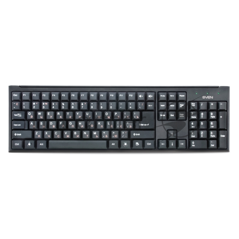 Клавиатура Keyboard SVEN Standard 303 Power USB+PS/2 чёрная SV-03100303PU
