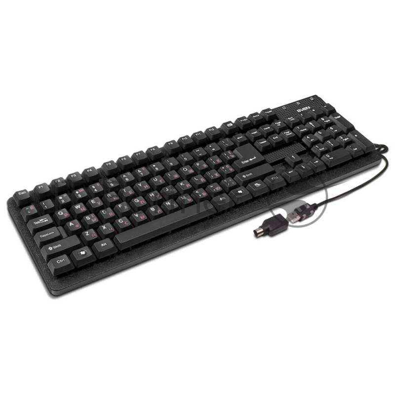 Клавиатура Keyboard SVEN Standard 301 USB чёрная SV-03100301UB
