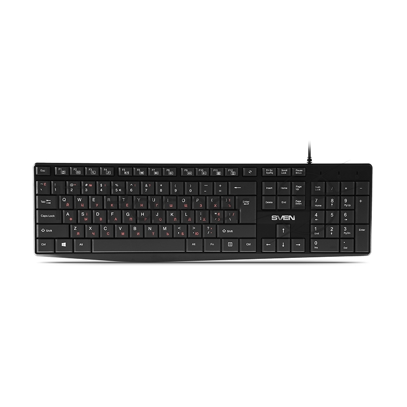 Клавиатура Sven KB-S305 чёрная USB