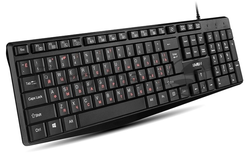 Клавиатура Sven KB-S305 чёрная USB