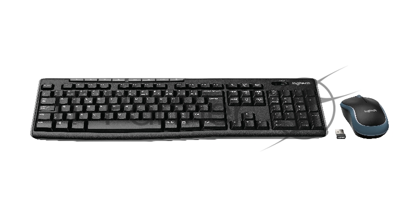 Клавиатура + мышь Logitech MK270 клав:черный мышь:черный USB беспроводная Multimedia