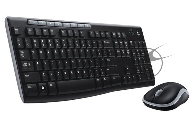 Клавиатура + мышь Logitech MK270 клав:черный мышь:черный USB беспроводная Multimedia