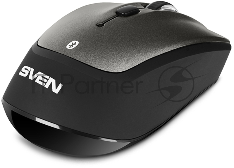 Беспроводная мышь SVEN RX-585SW сер. (бесш. кл., Bluetooth, 2,4GHz, 5+1кл., ST, 800-1600DPI, блист.) Беспроводная мышь SVEN RX-585SW сер. (бесш. кл., Bluetooth, 2,4GHz, 5+1кл., ST, 800-1600DPI, блист.)