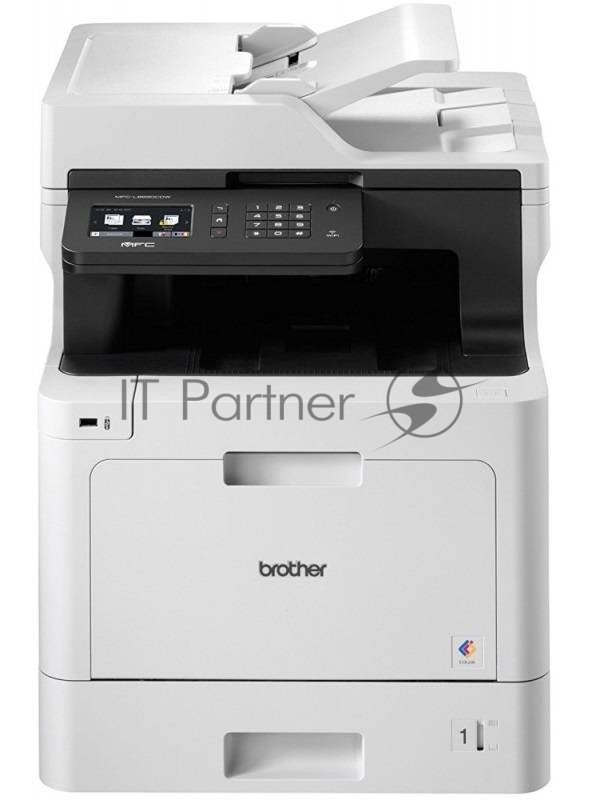МФУ Brother MFC-L8690CDW, цветной лазерный A4 Duplex Net WiFi серый/черный