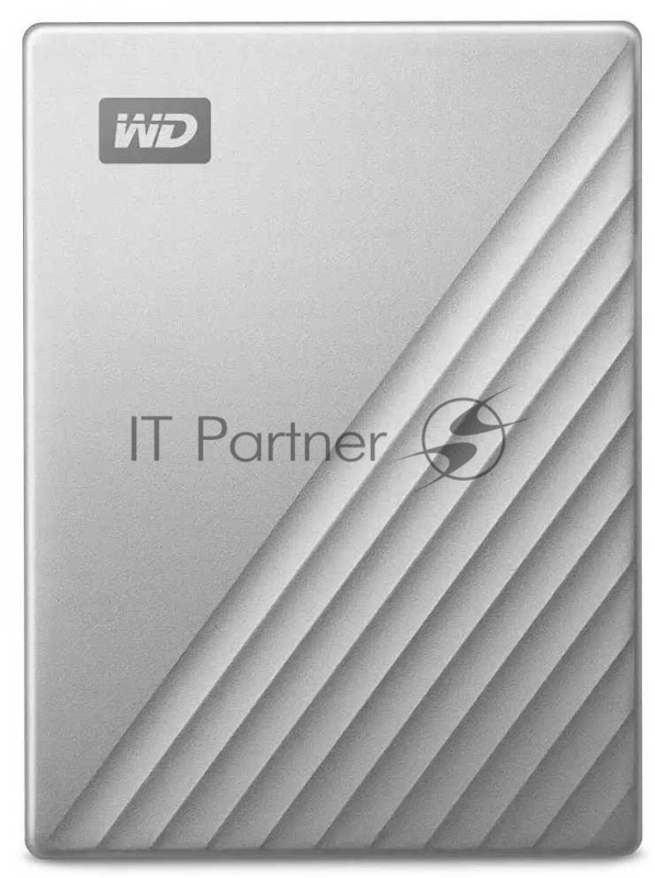 Внешний жёсткий диск WD My Passport Ultra WDBC3C0010BSL-WESN 1TB 2,5 USB 3.1/USB-C silver (E1B)
