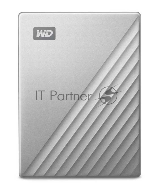 Внешний жёсткий диск WD My Passport Ultra WDBC3C0010BSL-WESN 1TB 2,5 USB 3.1/USB-C silver (E1B)