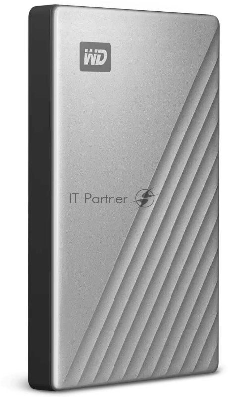 Внешний жёсткий диск WD My Passport Ultra WDBC3C0010BSL-WESN 1TB 2,5 USB 3.1/USB-C silver (E1B)