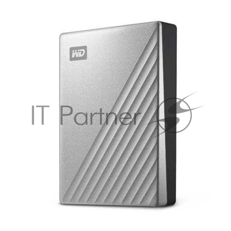 Внешний жёсткий диск WD My Passport Ultra WDBC3C0010BSL-WESN 1TB 2,5 USB 3.1/USB-C silver (E1B)