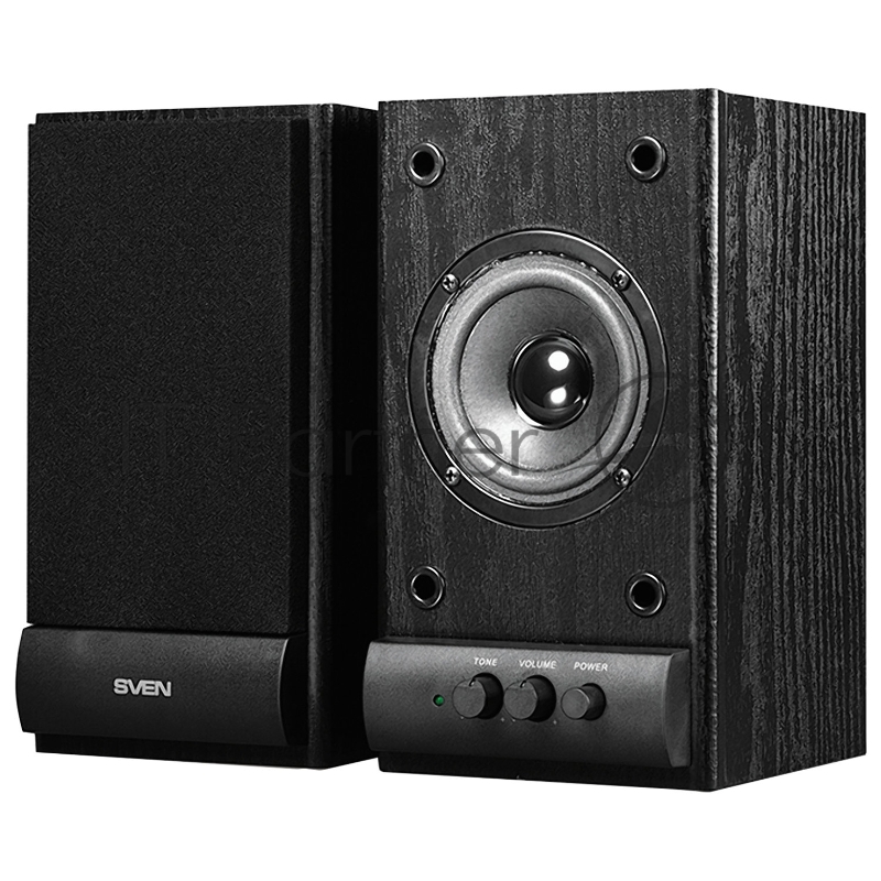 Колонки Sven SPS-607 2.0 черный 6Вт