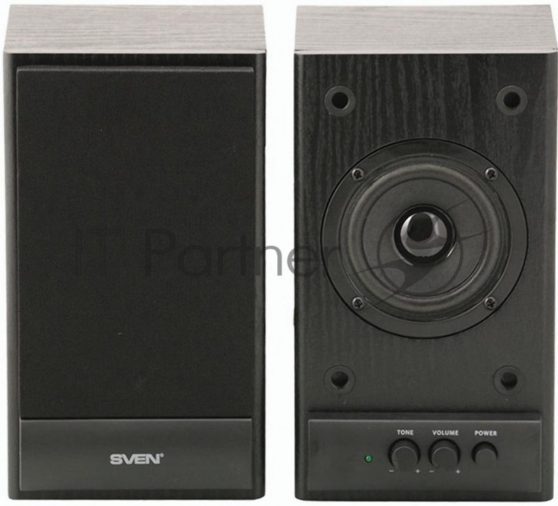 Колонки Sven SPS-607 2.0 черный 6Вт