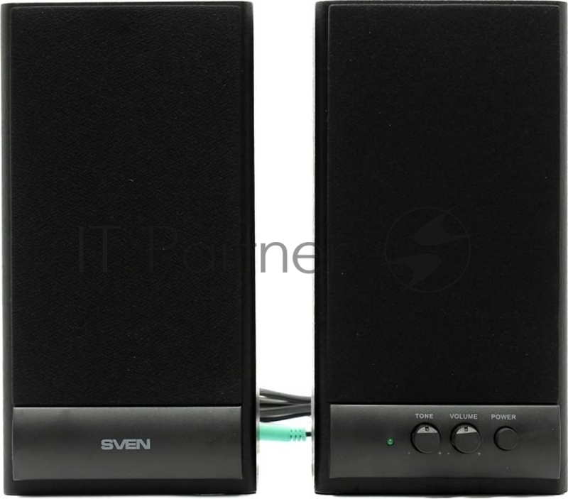 Колонки SVEN SPS-609, черный {2.0, 2 х 5 W RMS}