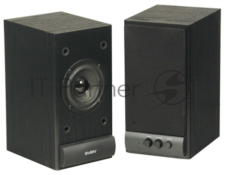 Колонки SVEN SPS-609, черный {2.0, 2 х 5 W RMS}