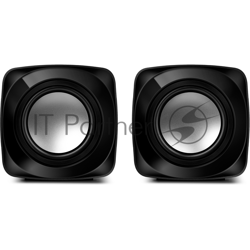 Колонки Sven 120 2.0 черный 5Вт