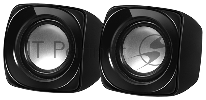 Колонки Sven 120 2.0 черный 5Вт