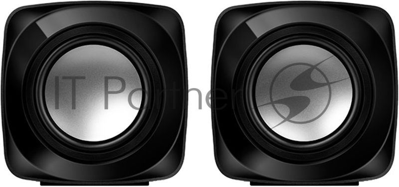 Колонки Sven 120 2.0 черный 5Вт