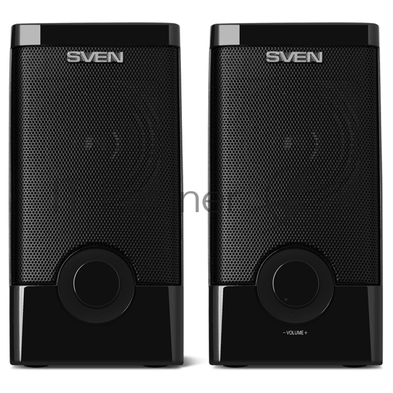 Колонки SVEN 318 черный {USB-порт ПК, ноутбука или адаптер 5V DC}