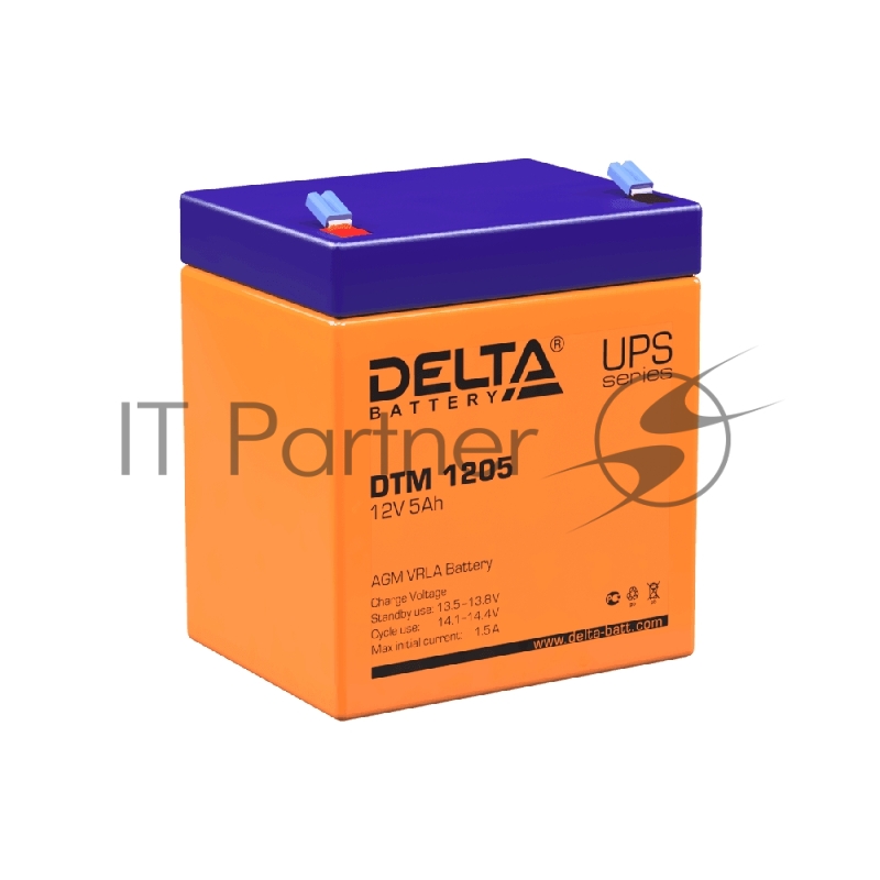 Батарея Delta DTM 1205 (12V, 5Ah)