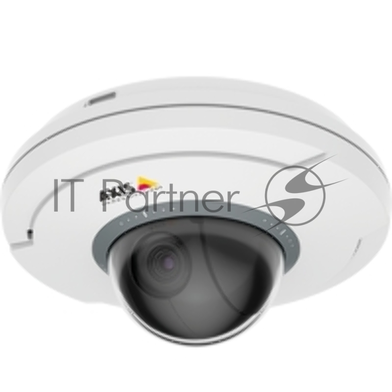 Видеокамера IP AXIS AXIS M5054 Ceiling-mount mini PTZ dome camera with 5x Optical zoom and autofocusing, HDTV 720p (1280x720) 25/30fps in H.264 with Zipstream and Motion JPEG