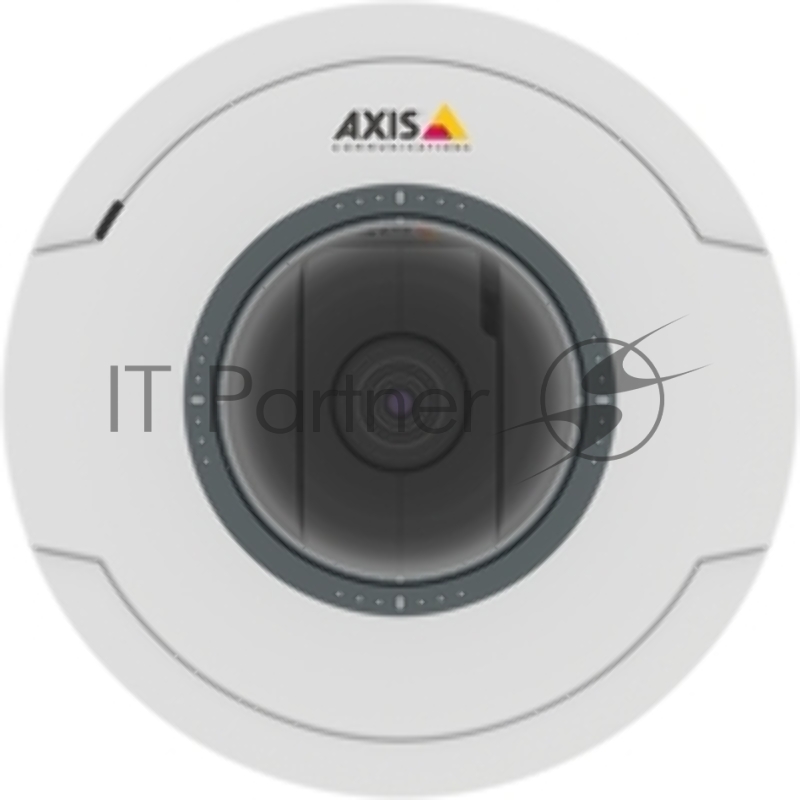 Видеокамера IP AXIS AXIS M5054 Ceiling-mount mini PTZ dome camera with 5x Optical zoom and autofocusing, HDTV 720p (1280x720) 25/30fps in H.264 with Zipstream and Motion JPEG
