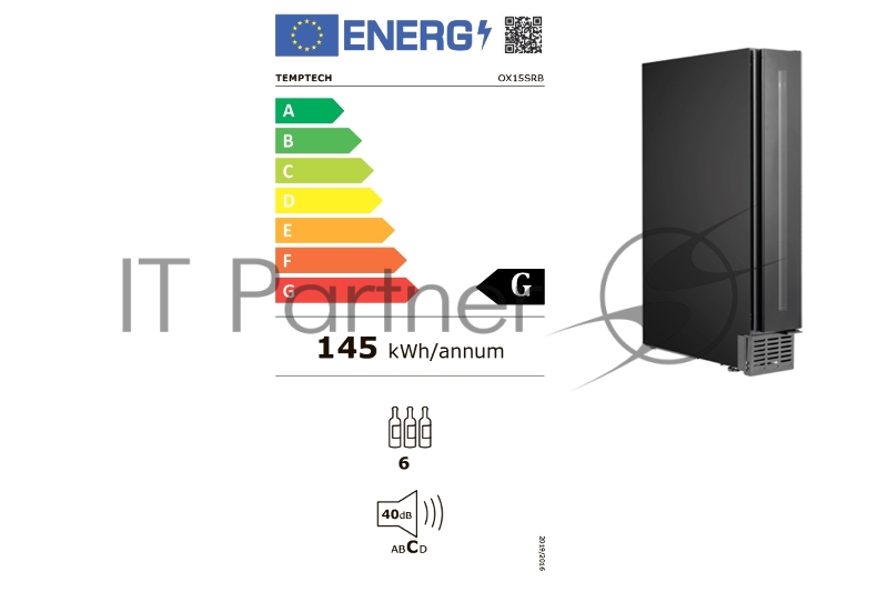 Холодильник винный Temptech OX15SRB