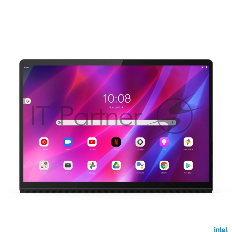 Планшет Lenovo Yoga Tab 13 YT-K606F Snapdragon 870 (3.2) 8C RAM8Gb ROM128Gb 13 LTPS 2160x1350 Android 11 черный 8Mpix BT WiFi Touch mHDMI 10200mAh
