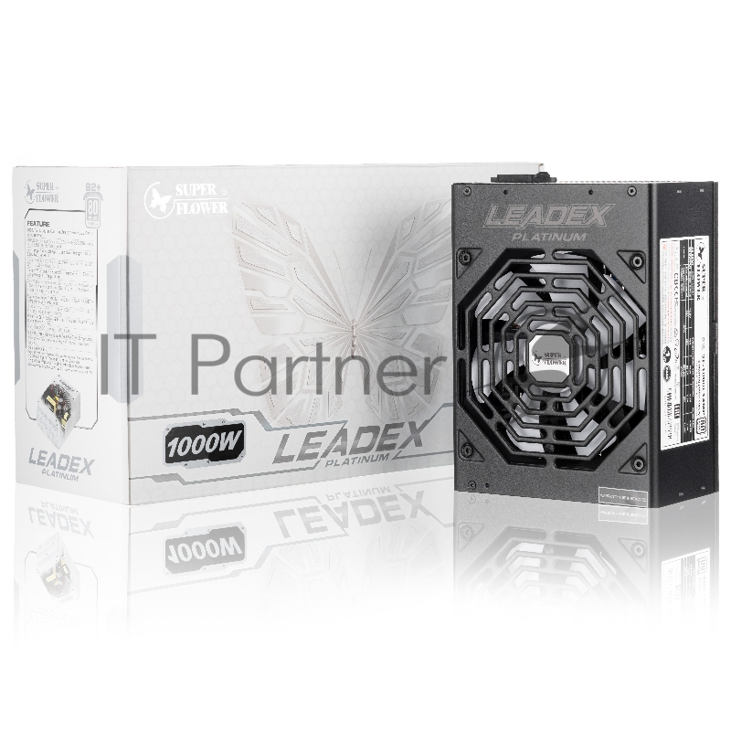 блок питания 1000 Ватт Super Flower Power Supply Leadex Platinum, 1000W, ATX, 135mm, 10xSATA, 6xPCI-E(6+2), APFC, 80+ Platinum, Full Modular