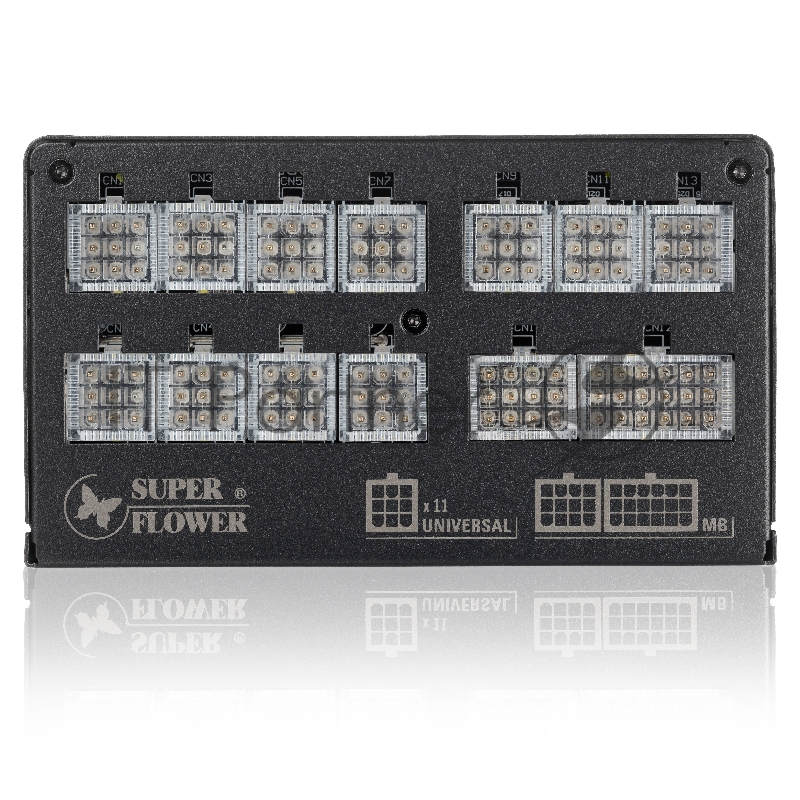 блок питания 1000 Ватт Super Flower Power Supply Leadex Platinum, 1000W, ATX, 135mm, 10xSATA, 6xPCI-E(6+2), APFC, 80+ Platinum, Full Modular