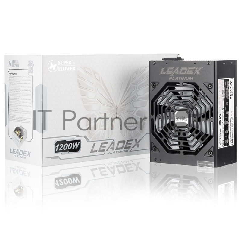 блок питания 1200 Ватт Super Flower Power Supply Leadex Platinum, 1200W, ATX, 135mm, 10xSATA, 8xPCI-E(6+2), APFC, 80+ Platinum, Full Modular