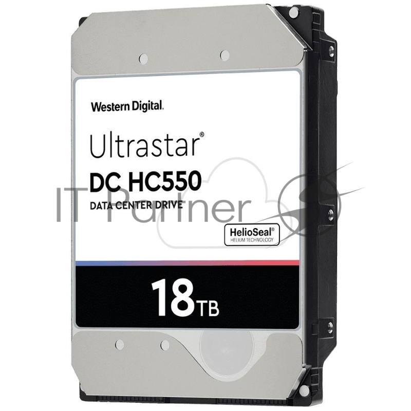 Жесткий диск Western Digital Original SATA-III 18Tb 0F38459 WUH721818ALE6L4 Ultrastar DC HC550 (7200rpm) 512Mb 3.5