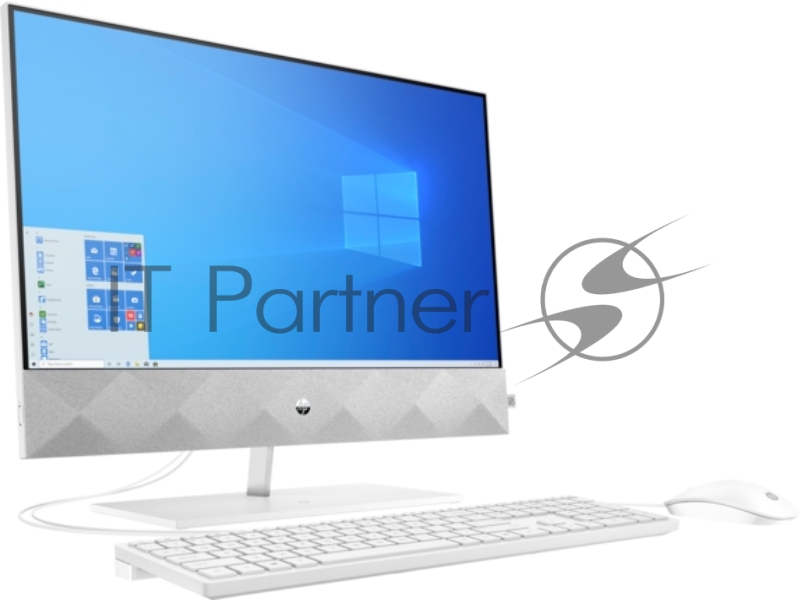 Моноблок HP Pavilion 24-k0012ur 23.8 Full HD i3 10300T (3)/4Gb/1Tb 7.2k/SSD128Gb/UHDG 630/CR/Free DOS 3.0/GbitEth/WiFi/BT/120W/клави 1920x1080