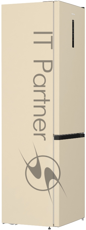 Холодильник GORENJE отдельностоящий, 60х200х59.2 см SN, N, ST, T 331л дисплей быстрое замораживание A++, NO FROST, светло-бежевый