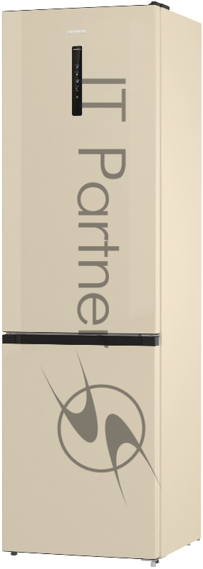 Холодильник GORENJE отдельностоящий, 60х200х59.2 см SN, N, ST, T 331л дисплей быстрое замораживание A++, NO FROST, светло-бежевый