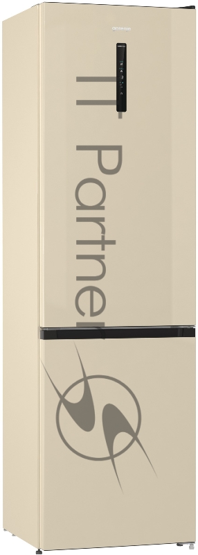 Холодильник GORENJE отдельностоящий, 60х200х59.2 см SN, N, ST, T 331л дисплей быстрое замораживание A++, NO FROST, светло-бежевый
