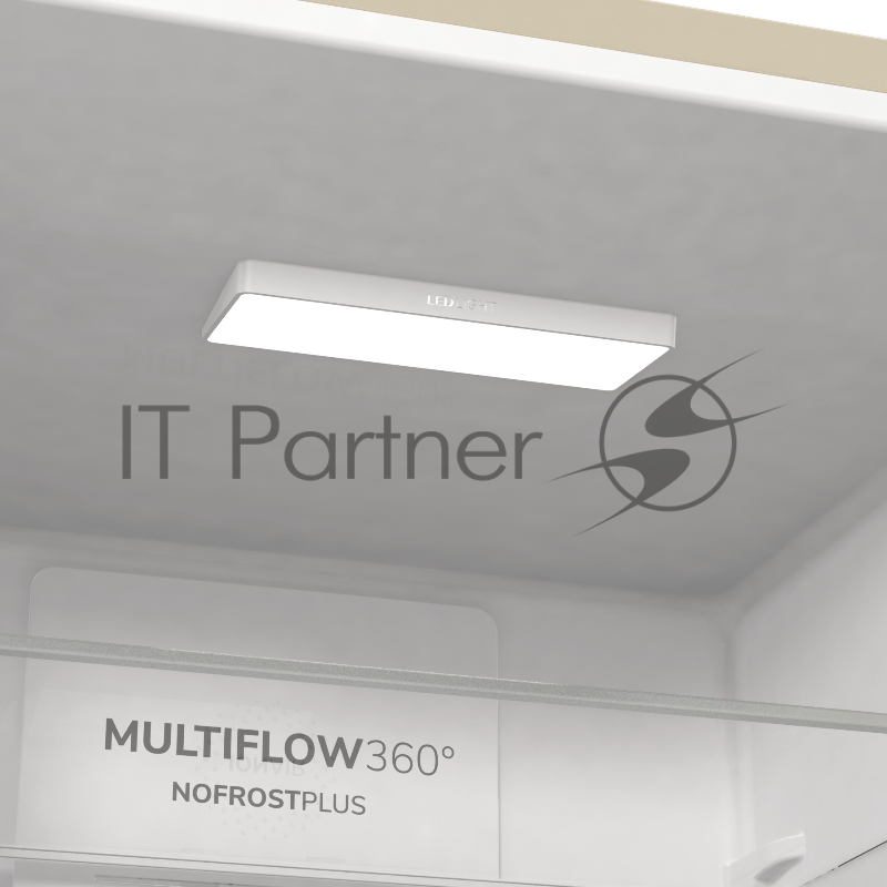 Холодильник GORENJE отдельностоящий, 60х200х59.2 см SN, N, ST, T 331л дисплей быстрое замораживание A++, NO FROST, светло-бежевый