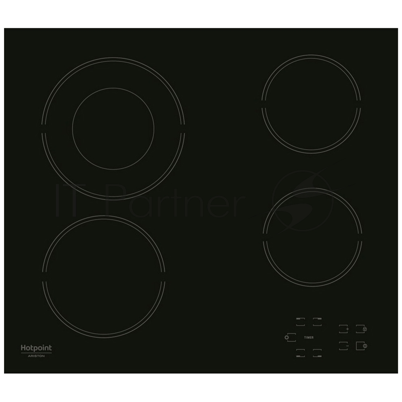Варочная поверхность HOTPOINT-ARISTON HR 622 C / 4 зоны, двойная зона расширения, сенсорное управление, без рамки