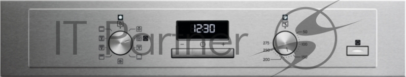 Встраиваемая электрическая духовка ELECTROLUX Встраиваемая электрическая духовка ELECTROLUX/ Духовой шкаф с паром SteamBake, основной цвет - нержавеющая сталь c Anti Finger Print, утапливаемые переключатели, таймер отключения, будильник, хромированны