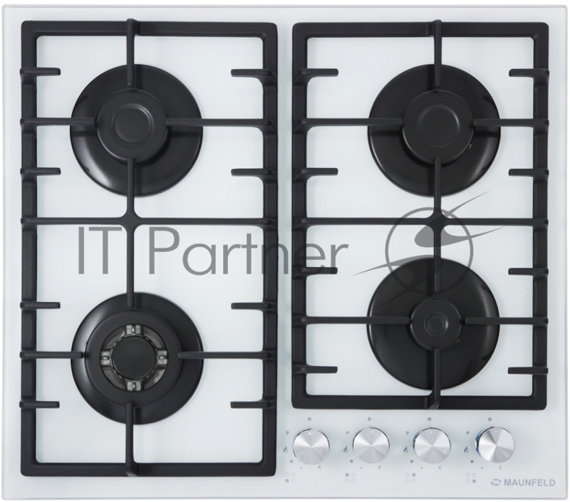 Газовая панель MAUNFELD EGHG.64.33CW/G/ • Тип: газовая 60см • Тип установки: независимая • Управление: фронтальное, переключатели поворотные • Нагревательный элемент: конфорка, 4шт • Мощность конфорок, Вт: 3000, 1700, 1700, 1000• Материал исполнения: