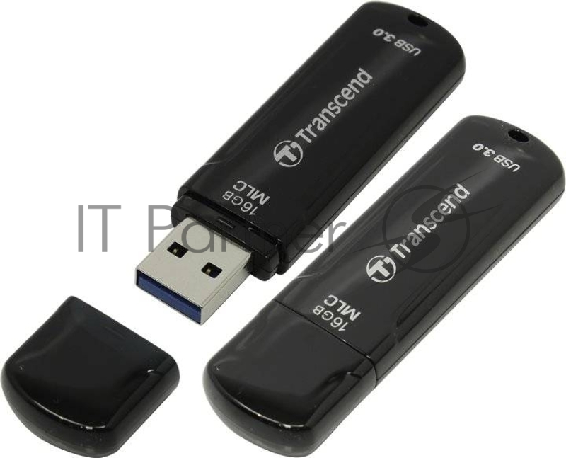Флеш Диск Transcend 16Gb Jetflash 750 TS16GJF750K USB3.0 черный