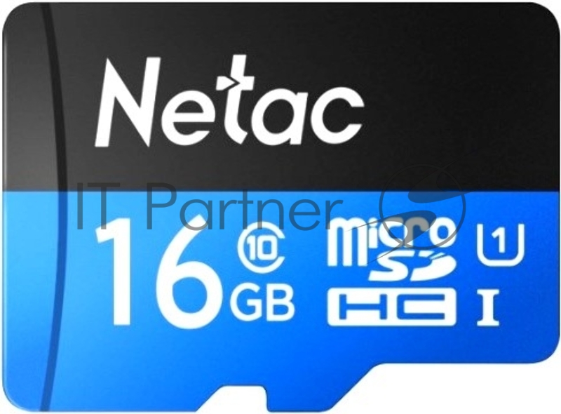 Флеш карта microSDHC 16GB Netac P500 <NT02P500STN-016G-R> (с SD адаптером) 80MB/s