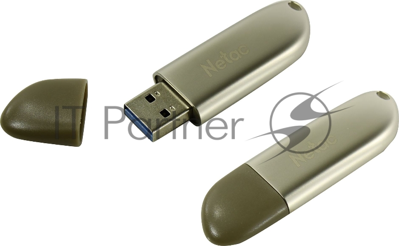 Флеш Диск Netac U352 128Gb <NT03U352N-128G-20PN>, USB2.0, с колпачком, металлическая