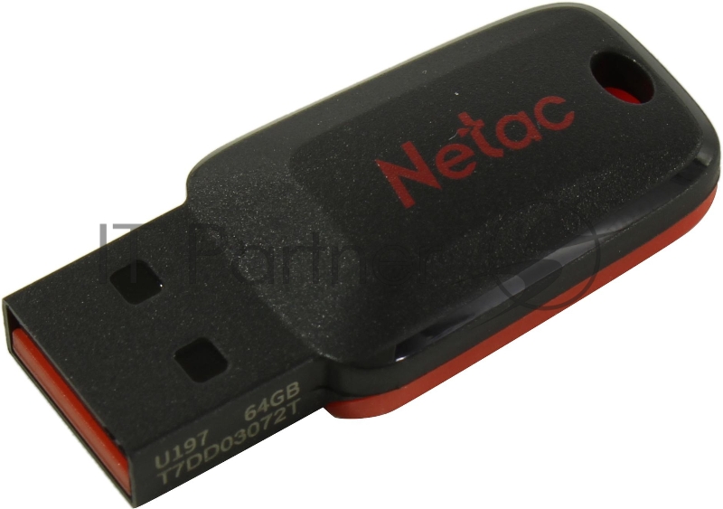 Флеш Диск Netac U197 64Gb <NT03U197N-064G-20BK>, USB2.0
